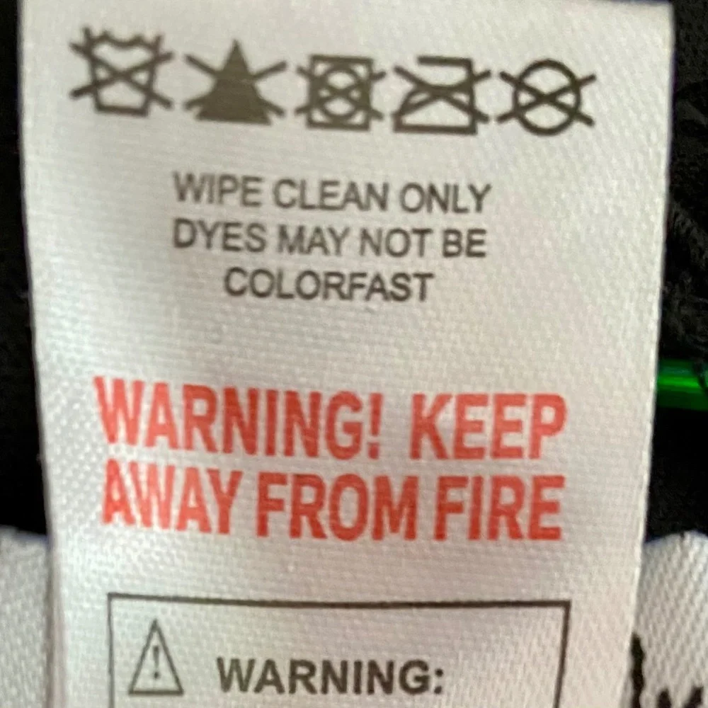 Chasing Fireflies Neon Invisible Stick Figure Halloween Costume Size 12 - Picture 7 of 16